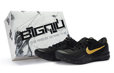 Nike Kobe 8 Basketball Shoes Men's Low top Gold
