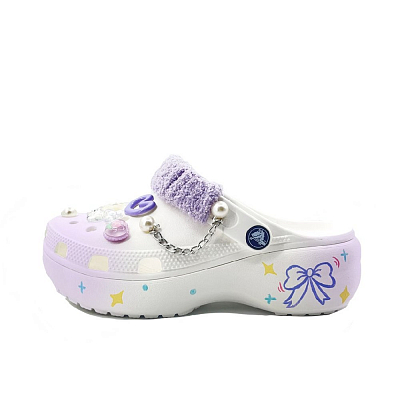 Crocs Classic Platform Clog Clogs Unisex Purple