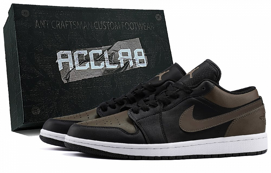 Jordan Air Jordan 1 Wear resistant And Lightweight Low Top Vintage Basketball Shoes Unisex Mocha купить в интернет-магазине Yoocart с быстрой доставкой по России.
