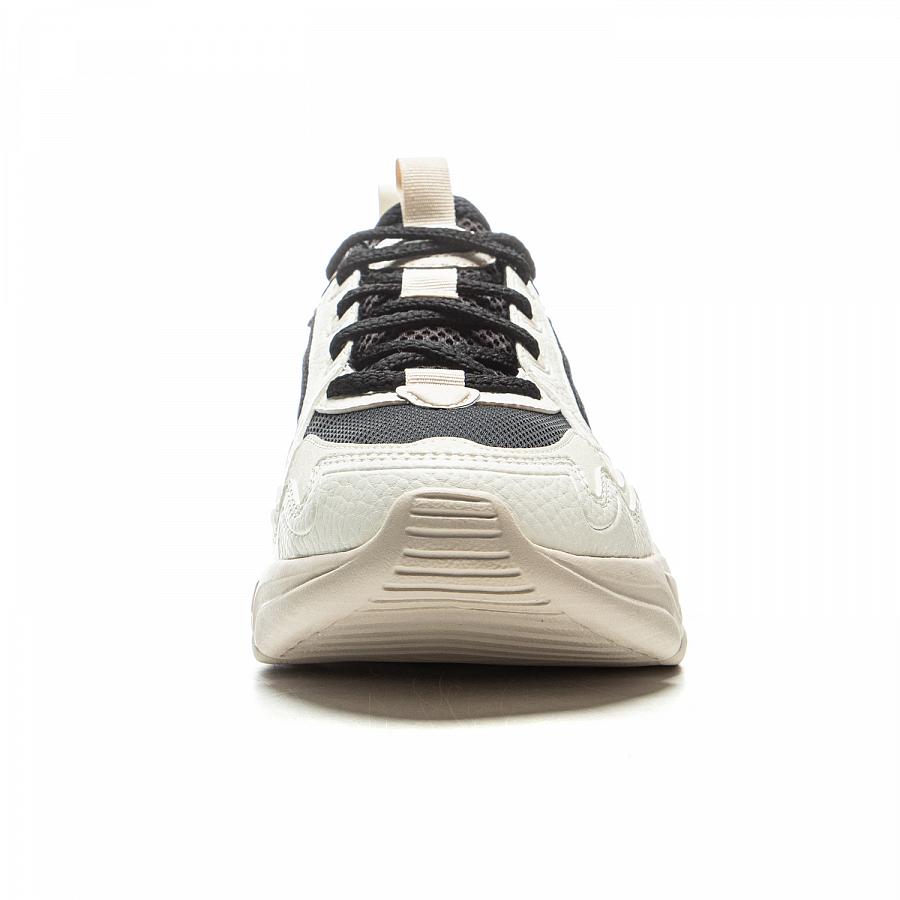 LiNing Clouds Cushioning Anti-Slip And Wear-Resistant Support Low-Top Chunky Sneakers Men's White Black купить в интернет-магазине Yoocart с быстрой доставкой по России.