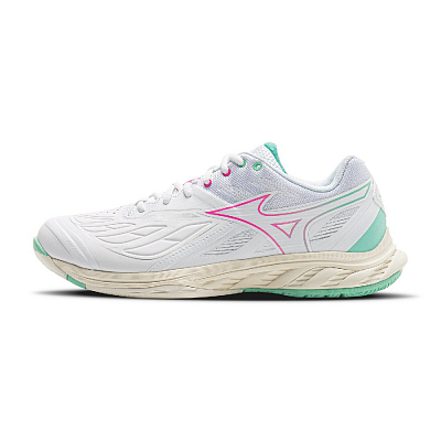 Mizuno Wave Fang 2 Low Top Badminton Shoes Unisex White