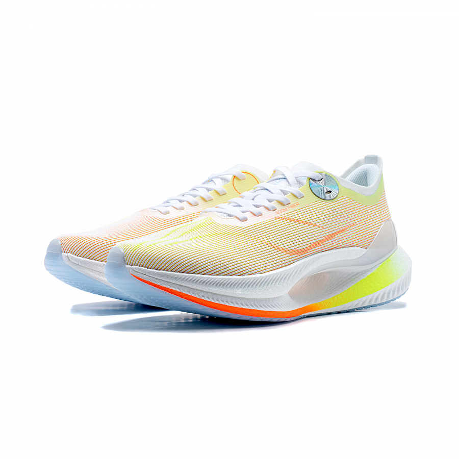LINING Shadow 2 Essential Running Shoes Men's Low top Standard White/Neon Yellow Green купить в интернет-магазине Yoocart с быстрой доставкой по России.