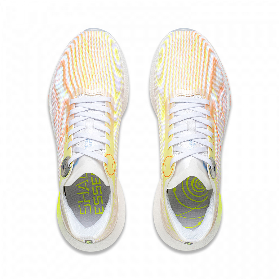 LINING Shadow 2 Essential Running Shoes Men's Low top Standard White/Neon Yellow Green купить в интернет-магазине Yoocart с быстрой доставкой по России.