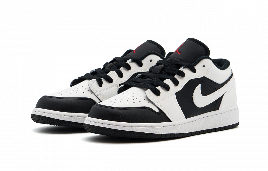 Jordan Air Jordan 1 Abrasion Resistant Low Top Vintage Basketball Shoes Unisex Black White купить в интернет-магазине Yoocart с быстрой доставкой по России.