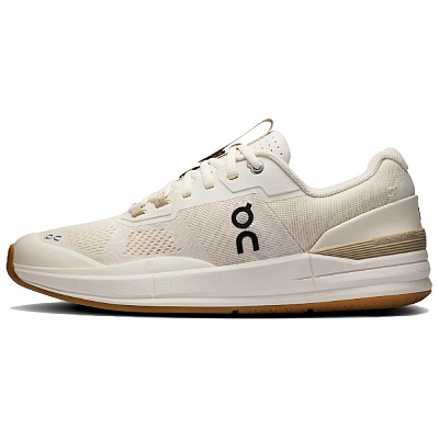 On The Roger Pro Abrasion Resistant Low Top Tennis Shoes Men's Beige