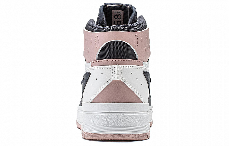 LiNing Yamahara 2.0 Anti Slip Wear Resistant High Top Skateboard Shoes Women's Dark Blue White Pink купить в интернет-магазине Yoocart с быстрой доставкой по России.