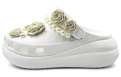 Crocs Crush Clog Clogs Unisex White