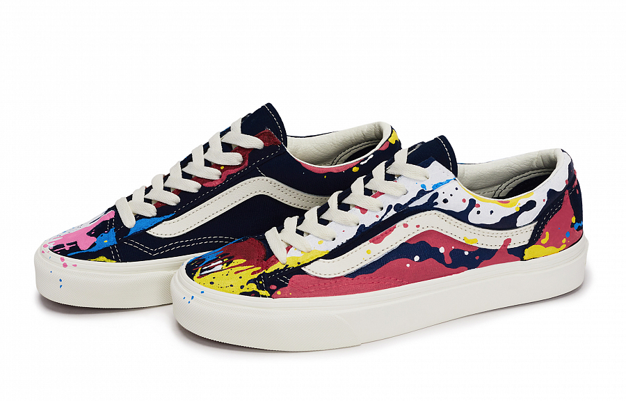 Vans Style 36 Skateboard Shoes Unisex Low top White/Blue/Pink/Yellow/Red купить в интернет-магазине Yoocart с быстрой доставкой по России.