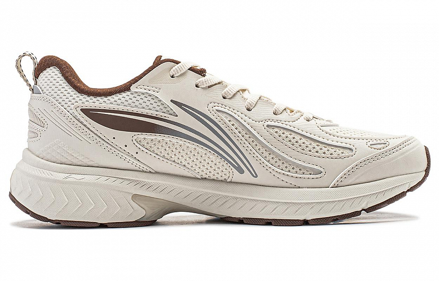 LiNing Fuyao V2 Cushioning, Slip Resistant, And Abrasion Resistant Low Top Running Shoes Women's Pearl White купить в интернет-магазине Yoocart с быстрой доставкой по России.