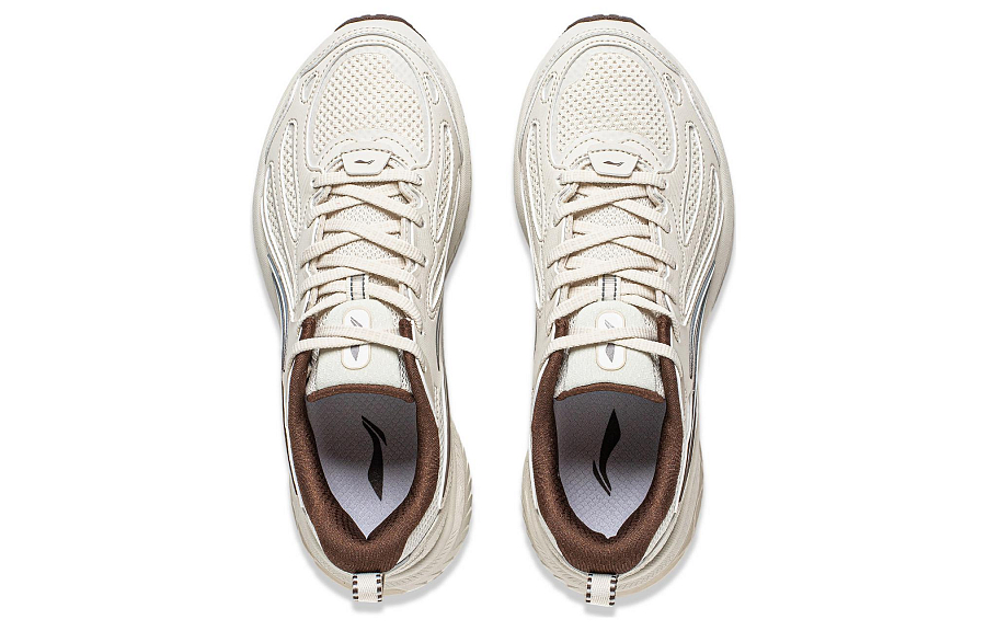 LiNing Fuyao V2 Cushioning, Slip Resistant, And Abrasion Resistant Low Top Running Shoes Women's Pearl White купить в интернет-магазине Yoocart с быстрой доставкой по России.