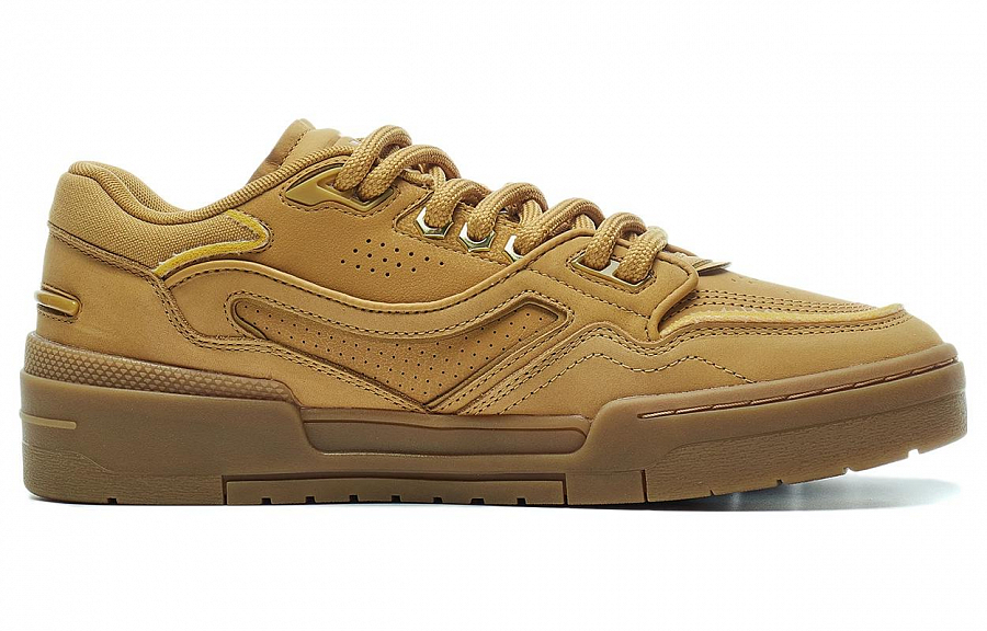 LiNing 001 BTC Prm Slip Resistant Low Top Skateboard Shoes Men's Yellow Brown купить в интернет-магазине Yoocart с быстрой доставкой по России.