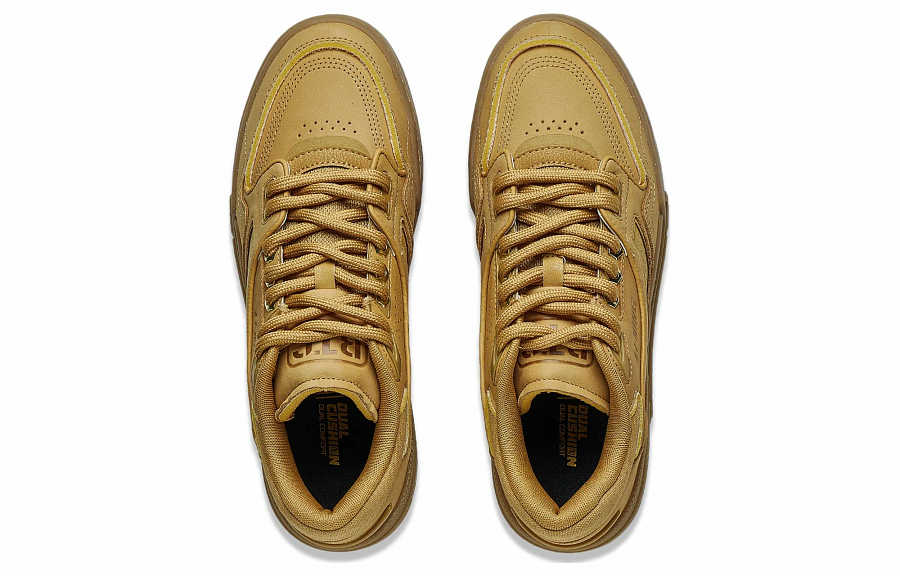 LiNing 001 BTC Prm Slip Resistant Low Top Skateboard Shoes Men's Yellow Brown купить в интернет-магазине Yoocart с быстрой доставкой по России.