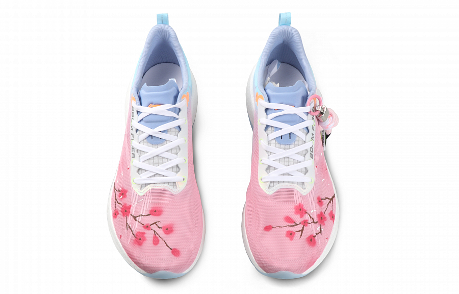 LiNing Super Light 21 Cushioning, Slip Resistant, Abrasion Resistant, Breathable Low Top Running Shoes Men's Pink Blue купить в интернет-магазине Yoocart с быстрой доставкой по России.