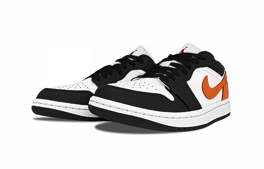 Jordan Air Jordan 1 Shattered Galaxy Abrasion Resistant Low top Vintage Basketball Shoes Unisex Black Orange купить в интернет-магазине Yoocart с быстрой доставкой по России.