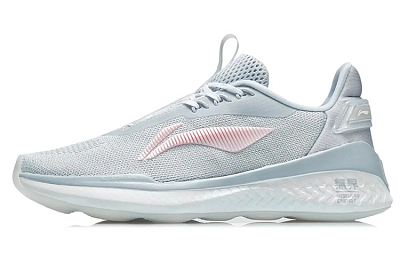LiNing Boundless 2 Infinity Cushioning, Wear Resistant Low Top Running Shoes Women's Dawn Gray