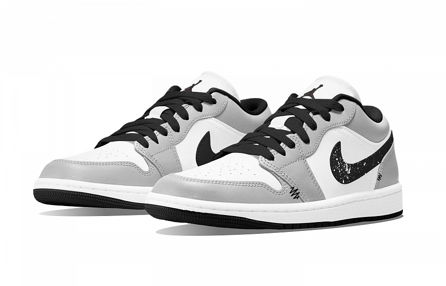 Jordan Air Jordan 1 Low And Trendy, Comfortable Abrasion Resistant Low Top Vintage Basketball Shoes Men's Smoke Gray купить в интернет-магазине Yoocart с быстрой доставкой по России.