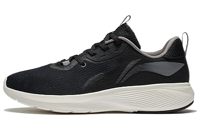 LiNing Wear-Resistant Low-Top Running Shoes Men's Black