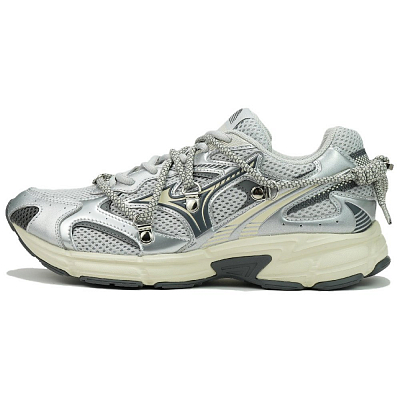 Mizuno Speed 2K Breathable Low Top Casual Sprint City Commute Running Shoes Unisex Black Silver