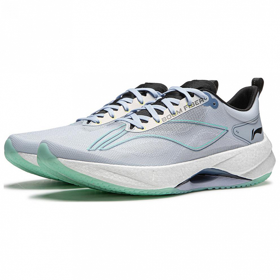 LiNing Super Light 21 Shock Absorbers Slip Resistant Low top Running Shoes Men's Cloud Blue купить в интернет-магазине Yoocart с быстрой доставкой по России.