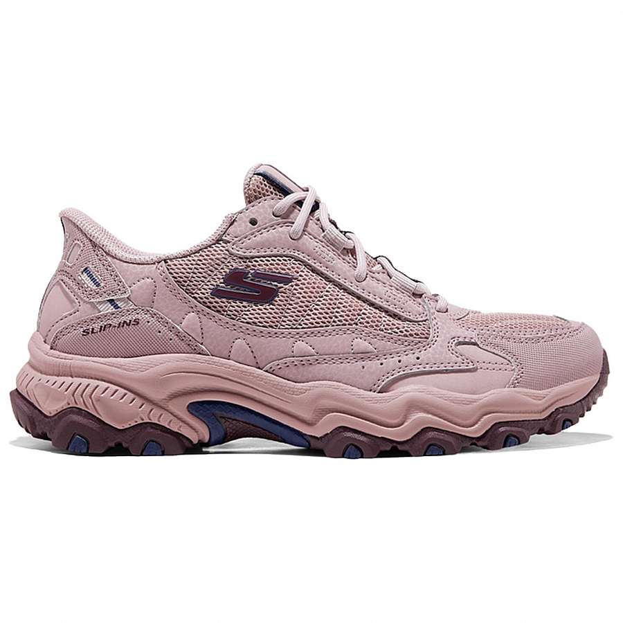 Skechers OUTDOOR WOMENS Shock Absorbers Slip Resistant Abrasion Resistant Low Top Hiking Shoes Women's Pink купить в интернет-магазине Yoocart с быстрой доставкой по России.