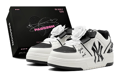 MLB Chunky Liner Skateboard Shoes Unisex Low Top White