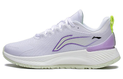 LiNing YueYing Element Cushioning Anti-Slip And Wear-Resistant Rebound Low-Top Running Shoes Women's Purple