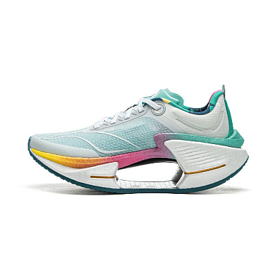 LiNing Shadow 3 ESSENTIAL Cushioning Low-Top Running Shoes Women's Green White