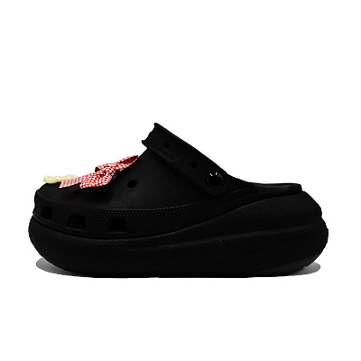 Crocs Crush Clog Cartoon Puppy Clogs Women's Black