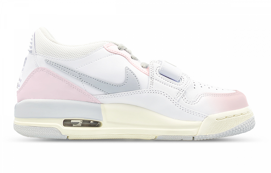 Jordan Legacy 312 Low Top Vintage Basketball Shoes Men's Silver Pink купить в интернет-магазине Yoocart с быстрой доставкой по России.