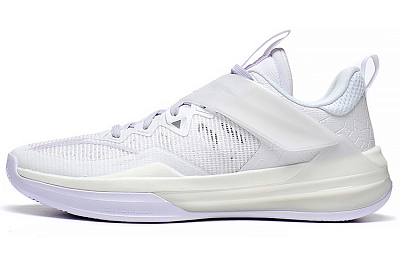 LiNing Liren3 TEAM Abrasion Resistant Breathable Low Top Professional Basketball Shoes Men's Standard White