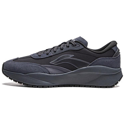 LiNing Load Capacity 2.0 Cushioning Anti-Slip And Wear-Resistant Height Increasing Low-Top Casual Shoes Men's Black