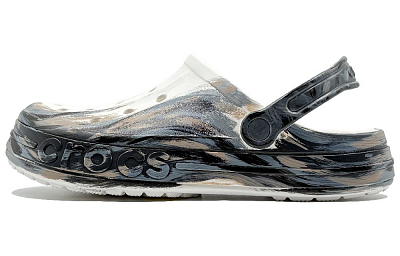 Crocs Bayaband Clog Box, Heos Space, Phantom Iridescent Clogs Unisex Black Gray