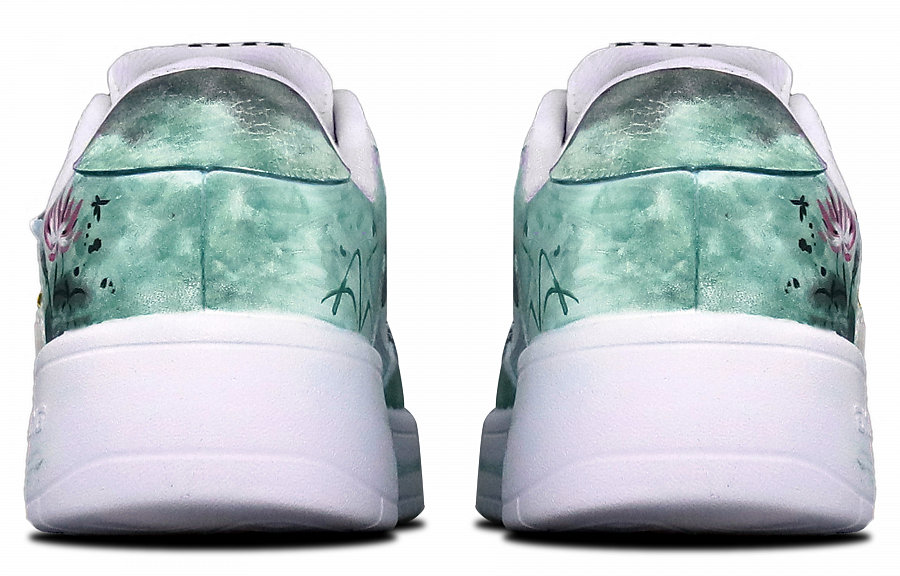 LiNing Pontoon Boats Cushioning, Abrasion Resistant, Height Increasing Low top Skateboard Shoes Men's White Green купить в интернет-магазине Yoocart с быстрой доставкой по России.