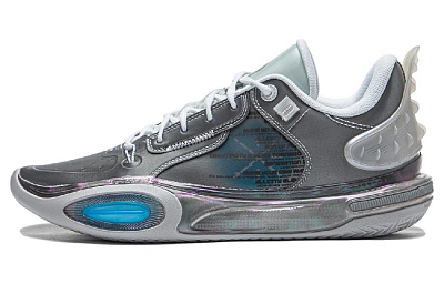 LiNing All City 11 Cushioning Low-Top Basketball Shoes Unisex Gray