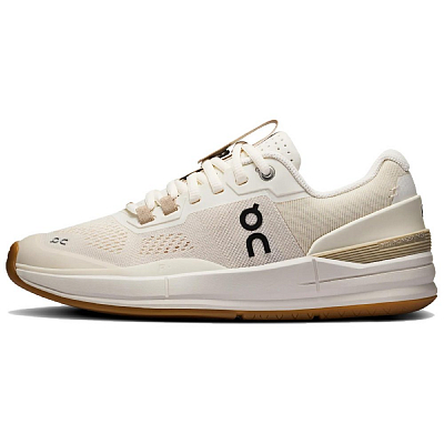On The Roger Pro Abrasion Resistant Low Top Tennis Shoes Women's Beige