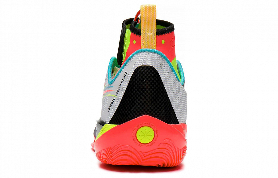 LiNing 808 2 ULTRA Ultra Cushioning Anti-Slip And Wear-Resistant High-Top Basketball Shoes White Green Red купить в интернет-магазине Yoocart с быстрой доставкой по России.