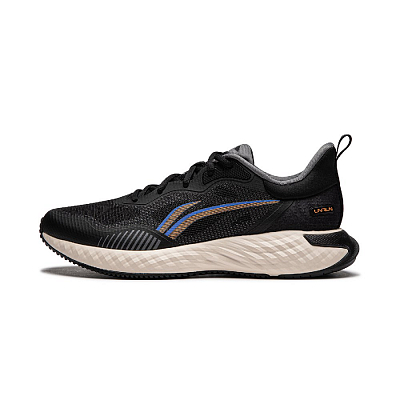 LiNing Chasing-clouds Cushioning Anti-Slip And Wear-Resistant Lightweight Rebound Low-Top Running Shoes Men's Black