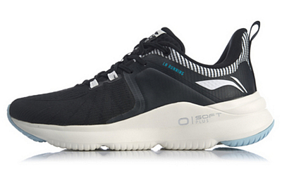 LiNing SOFT PLUS Low Top Running Shoes Women's Black White