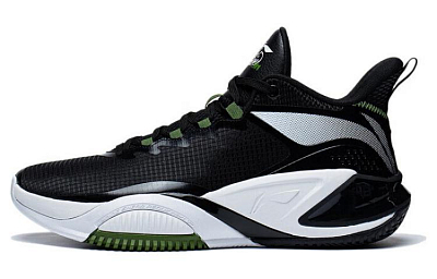 LiNing Storm 2023 Cushioning Wear-Resistant Low-Top Basketball Shoes Men's Black