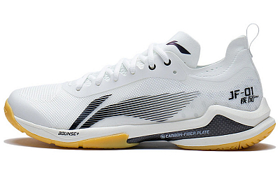 LINING Sprint Pro Badminton Shoes Unisex Low top Standard White/Black