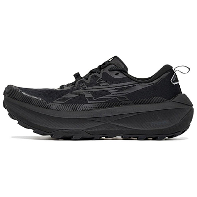 Asics TRABUCO Max 4 Breathable And Resilient Running Shoes Men's Black