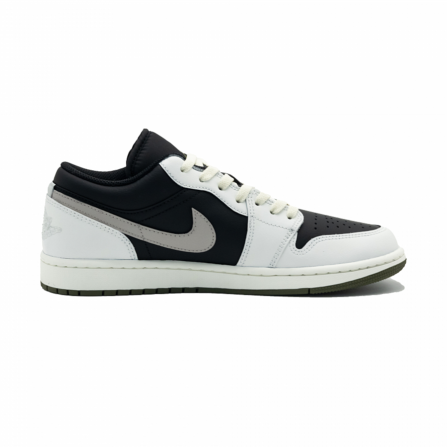 JORDAN Air Jordan 1 Vintage Basketball Shoes Unisex Low top Black/White/Gray купить в интернет-магазине Yoocart с быстрой доставкой по России.