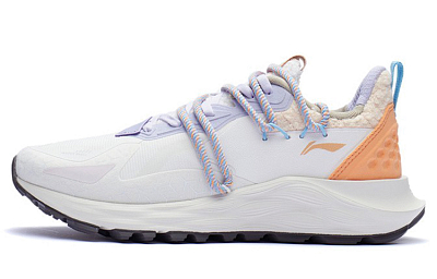 LiNing Cloud Shield PLUS Durable Breathable Low-Top Running Shoes Women's Mist White