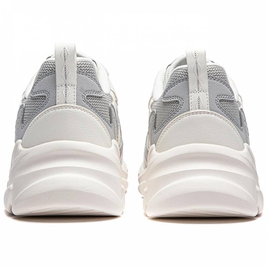 LiNing Clouds Cushioning Anti-Slip And Wear-Resistant Support Casual Shoes Men's White Gray купить в интернет-магазине Yoocart с быстрой доставкой по России.