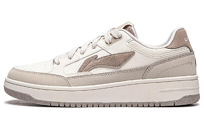 LiNing Tianji Cushioning, Slip Resistant, Lightweight, Breathable Low Top Casual Shoes Men's Gray White