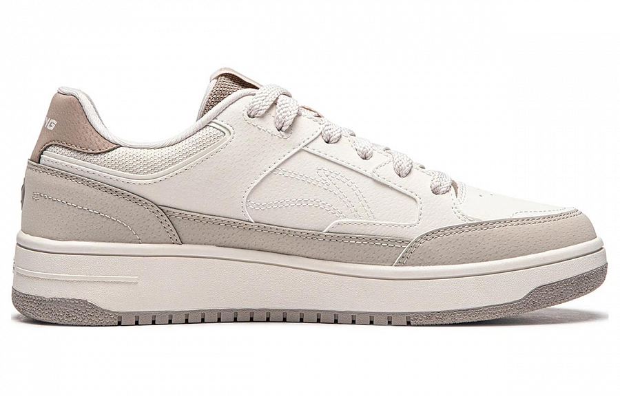LiNing Tianji Cushioning, Slip Resistant, Lightweight, Breathable Low Top Casual Shoes Men's Gray White купить в интернет-магазине Yoocart с быстрой доставкой по России.