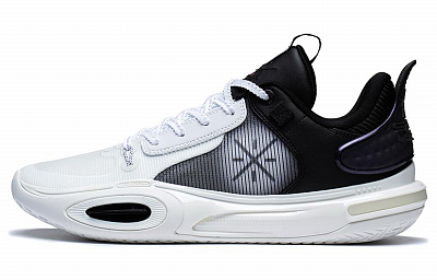 LiNing All City 11 Cushioning Anti-Slip And Wear-Resistant Low-Top Basketball Shoes Men's White Black