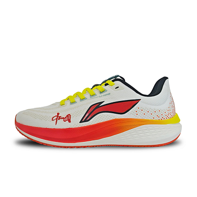 LiNing Red Hare 7 Anti-Slip Wear-Resistant Low-Top Training Running Shoes Men's Beige Red