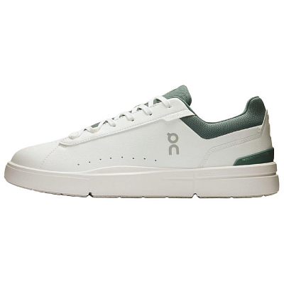 On The Roger Advantage Cushioning Support Low Top Tennis Shoes Men's White Green
