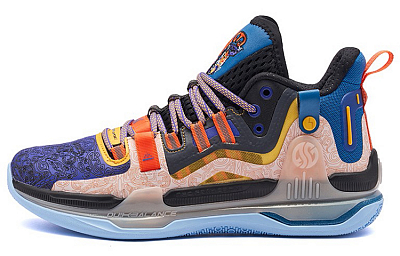 361° AG1 Pro Basketball Shoes Men Low-Top Black/Purple